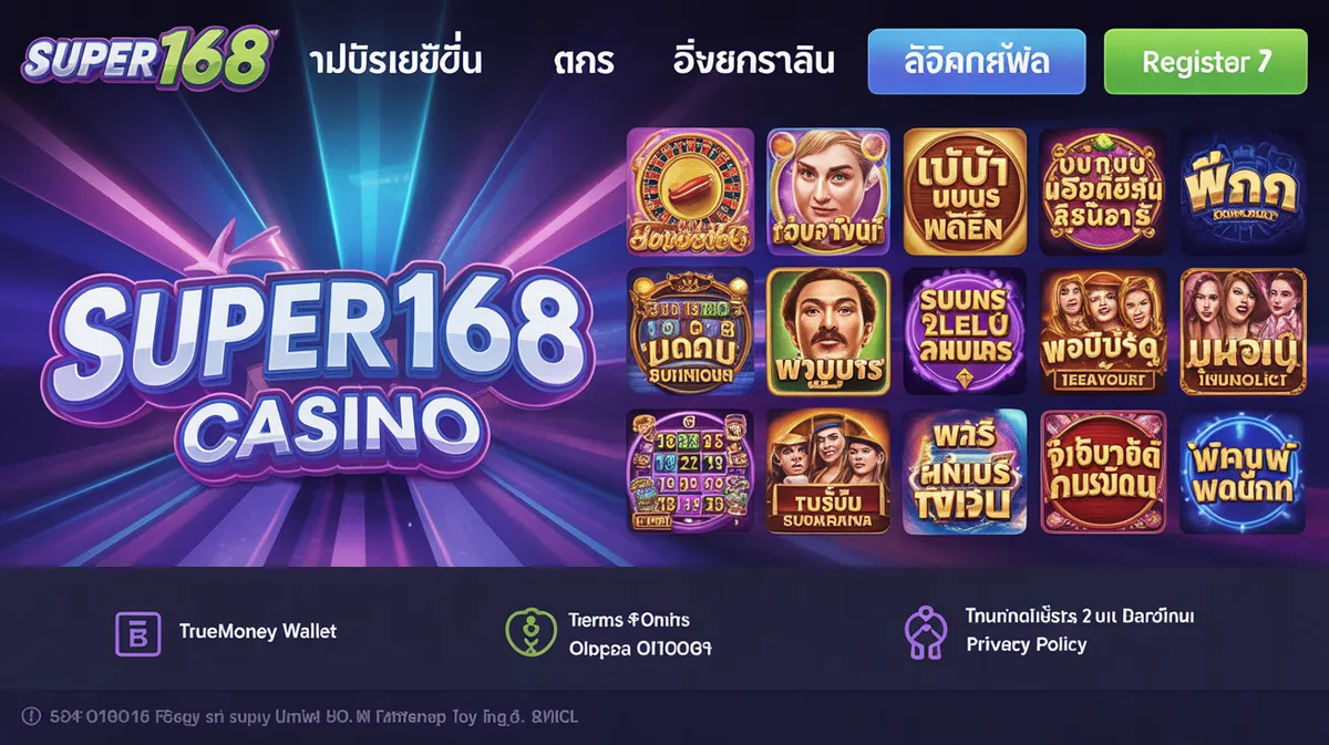 Super168 เว็บตรงสล็อตออนไลน์ระบบ wallet อัตโนมัติ ฝาก-ถอนรวดเร็ว